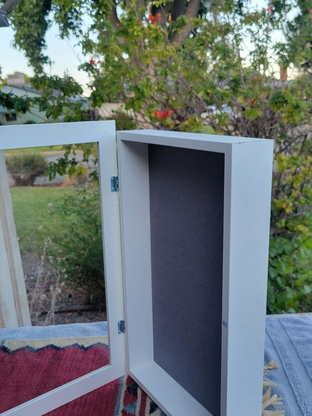White Rectangular Shadow Box - Picture 3 of 8
